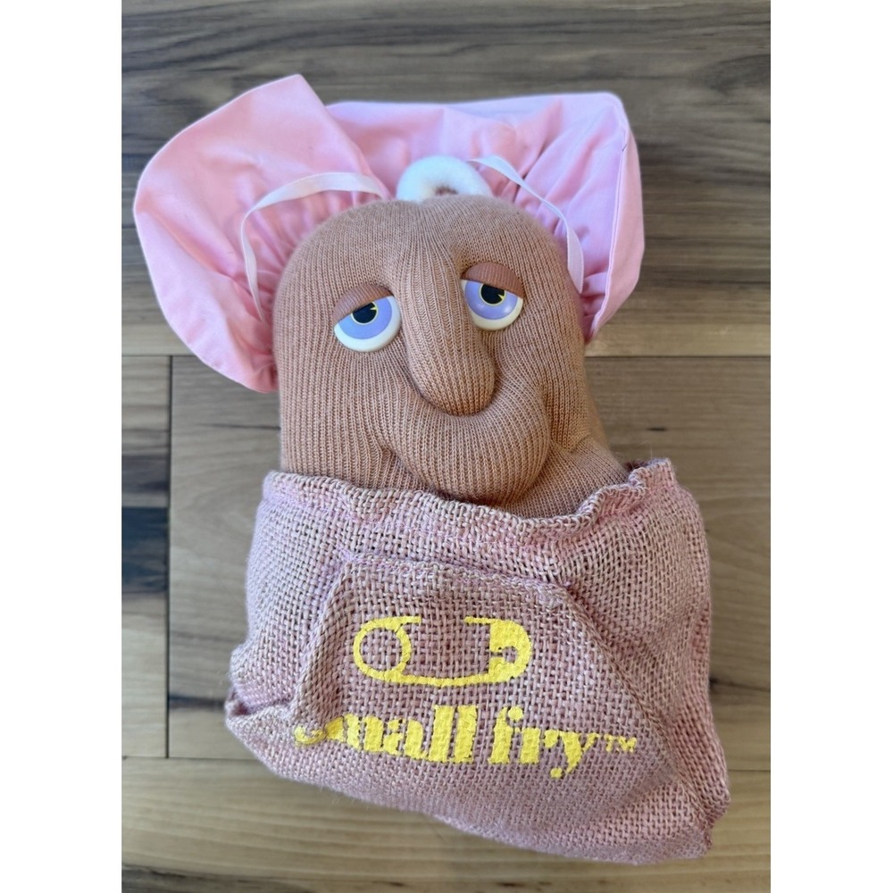 Vintage 1987 Small Fry Couch Potato Doll Coleco Robert Armstrong w Original Sack